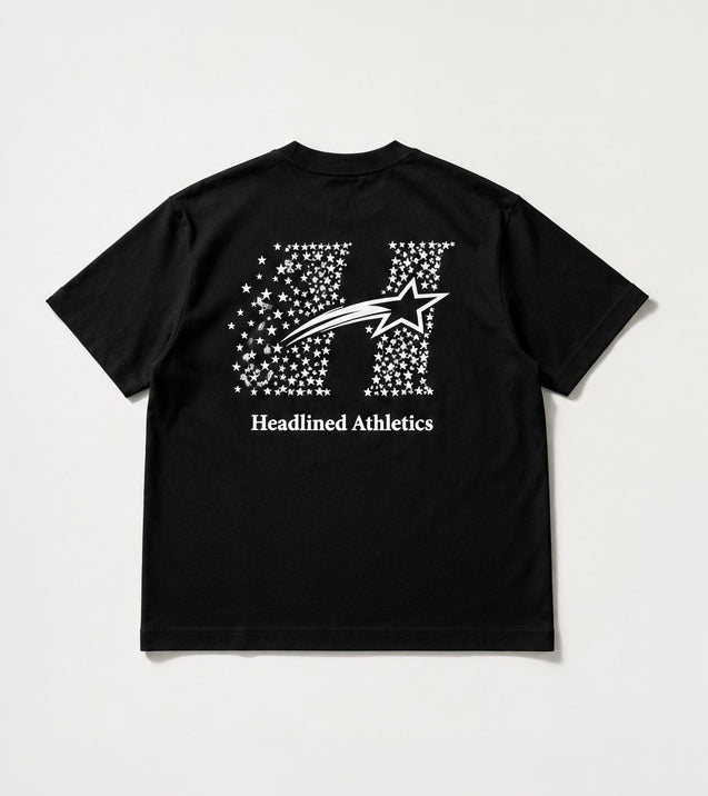 Starred Cropped Tee